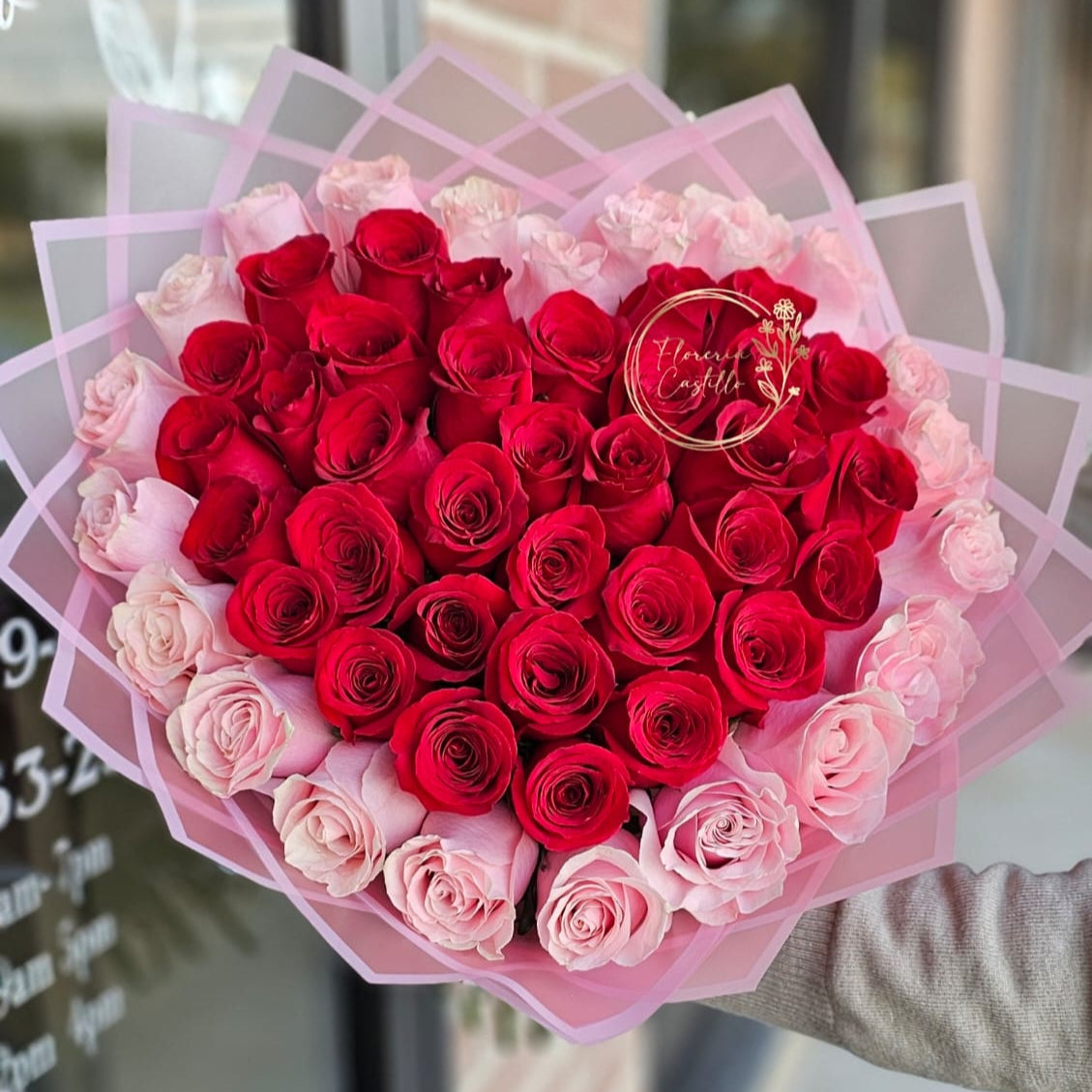 Pink and Red Heart